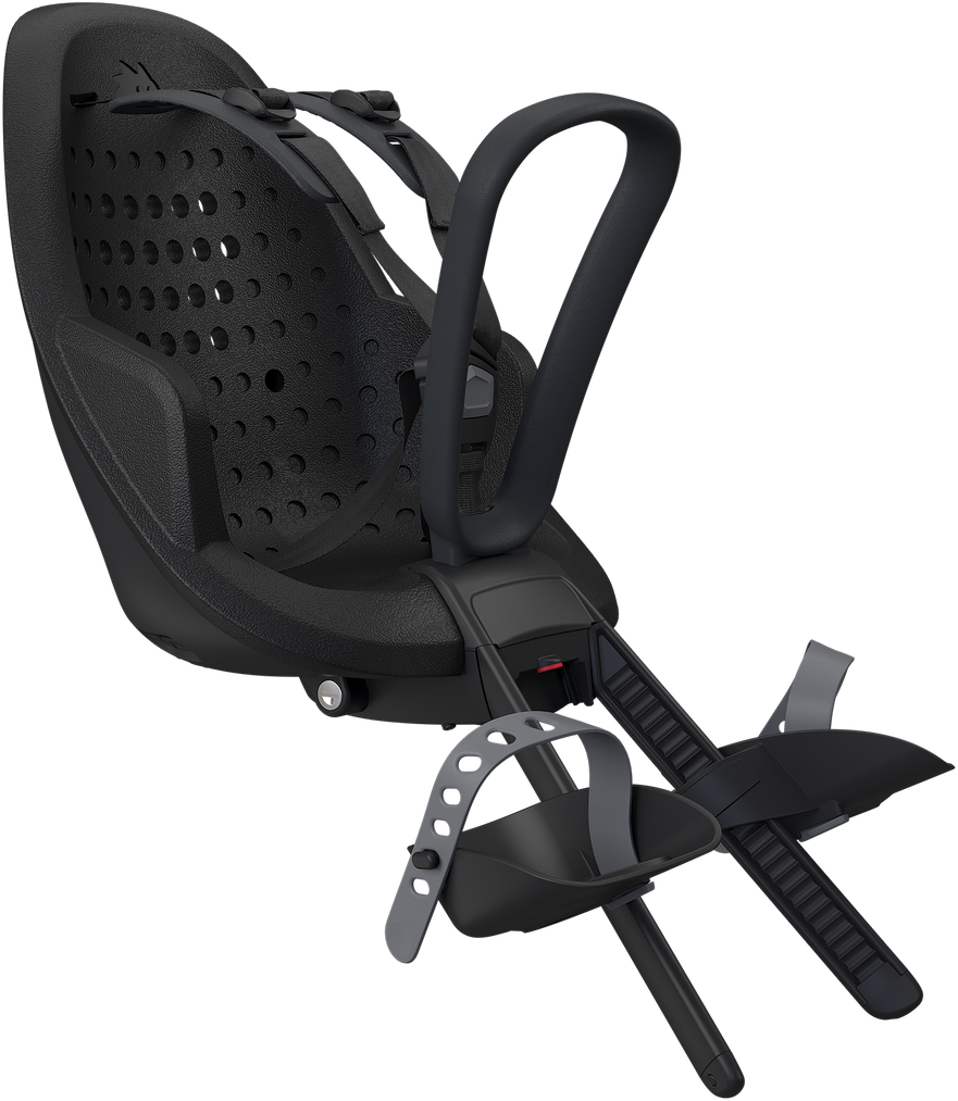 Thule Yepp 2 Mini Ahead barnestol til front montering 9 mdr til 3 år (op til 15 kg) - Black