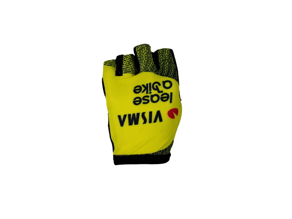 Visma Lease a Bike TDF Replica - Cykelhandsker - Korte Fingre - XL