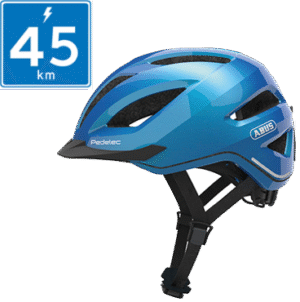 Abus Pedelec 1.1 Hjelm m. LED lys - Steel Blue