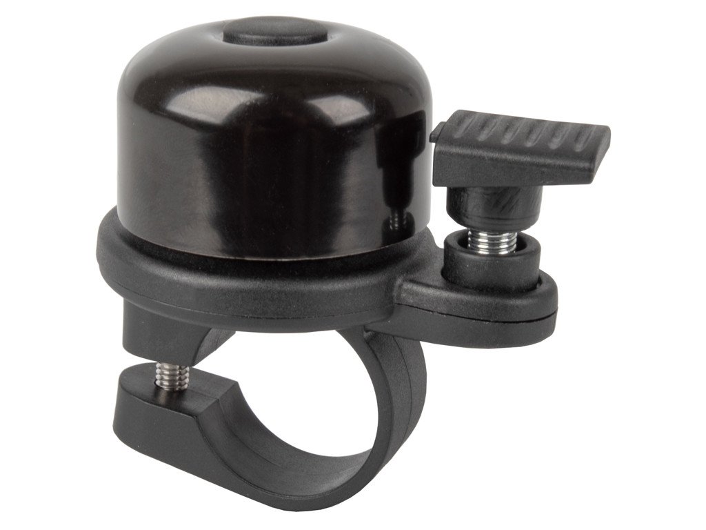 Airbell Ringeklokke - Med plads til Airtag - ø22 mm - Sort