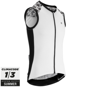 Assos Cykeltrøje Mille GT No Sleeve Jersey, Hvid
