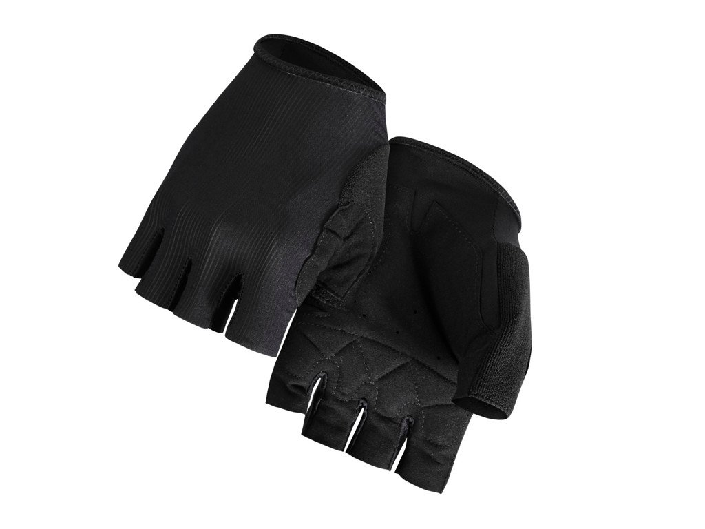 Assos RS TARGA - Cykelhandsker til sommer/forår - Sort - Str. XL