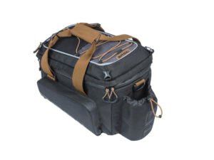 Basil Miles XL - Cykeltaske til bagagebærer - 9-36 liter - Mørkegrå Basil Miles XL - Cykeltaske til bagagebærer - 9-36 liter - Mørkegrå