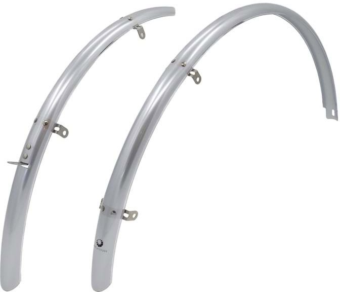 Bike Attitude Skærmsæt 700x38-45mm - Alu Mat Sølv