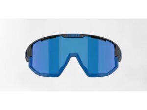 Bliz Fusion Small (25) - Cykelbriller - Brown Mirro/Blue Lens - Mat Sort