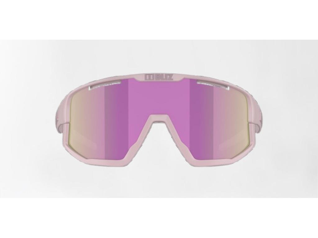 Bliz Fusion Small (25) - Cykelbriller - Brown Mirro/Pink Lens - Mat Pink