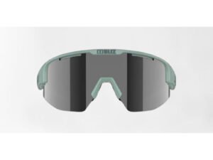 Bliz Matrix Small (30) - Cykelbriller - Smoke Silver Mirror Lens - Mat Grøn