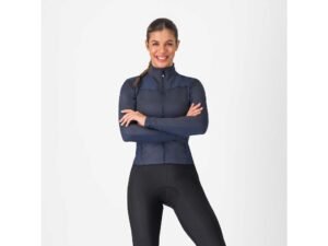 Castelli Sfida 3 Jersey - Cykeltrøje - Lange Ærmer - Dame - Twillight Blue - M