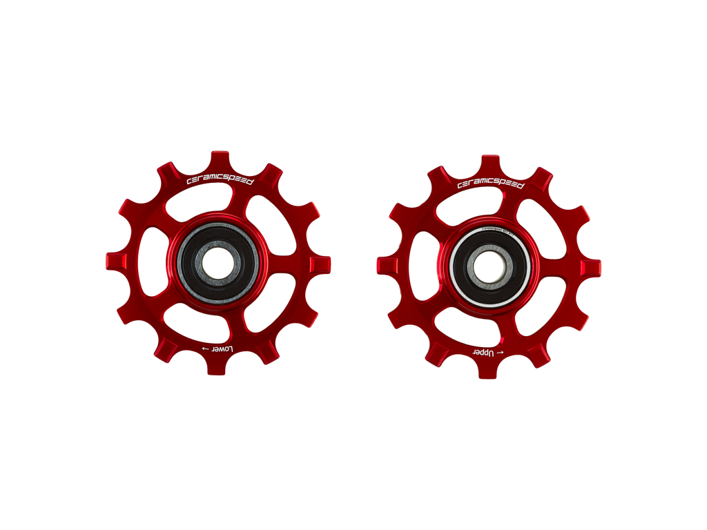 CeramicSpeed Pulleyhjul SRAM 12s AXS Road - Rød