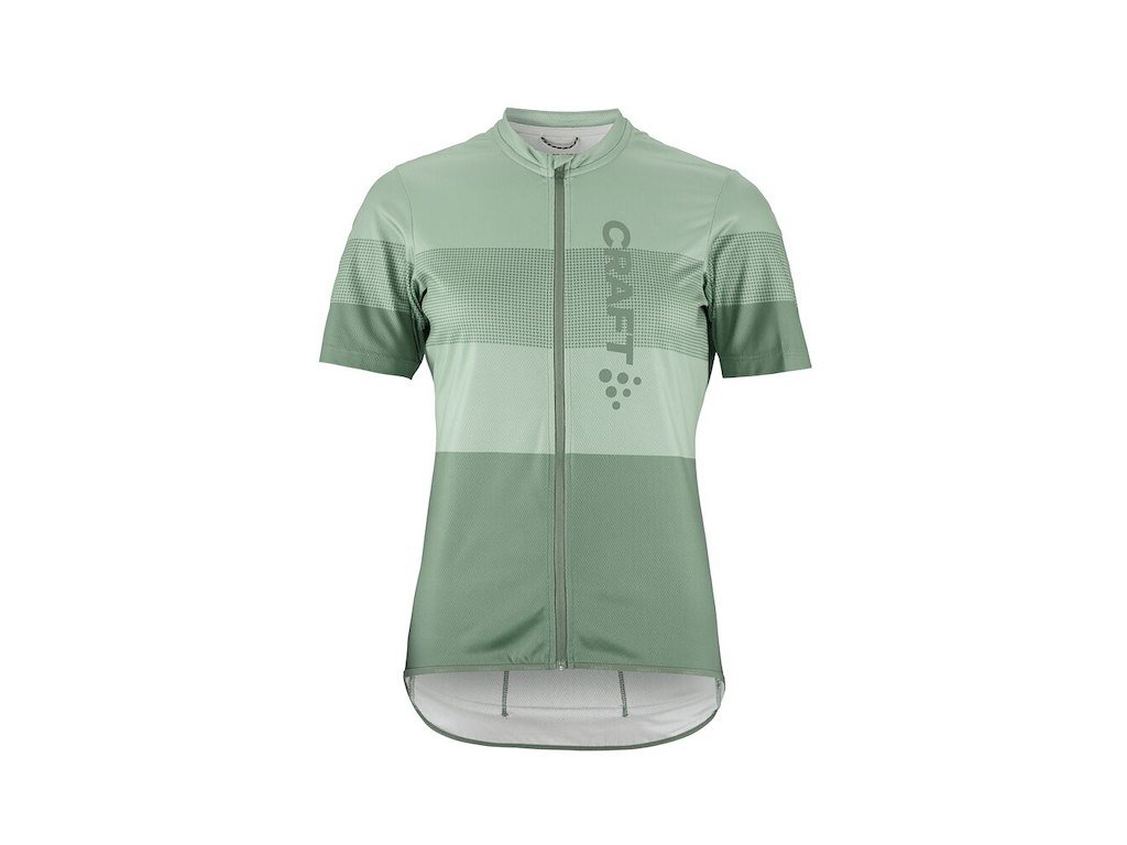 Craft Endur Logo Jersey - Cykeltrøje - Korte ærmer - Dame -Thyme/Glacial - XXL