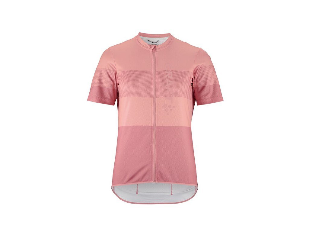 Craft Endur Logo Jersey - Cykeltrøje - Korte ærmer - Dame -Wild Rose/Peony - L