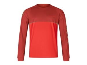 Endura - CORE PRINTED TEE - Cykeltrøje - Lange ærmer - Rød - S