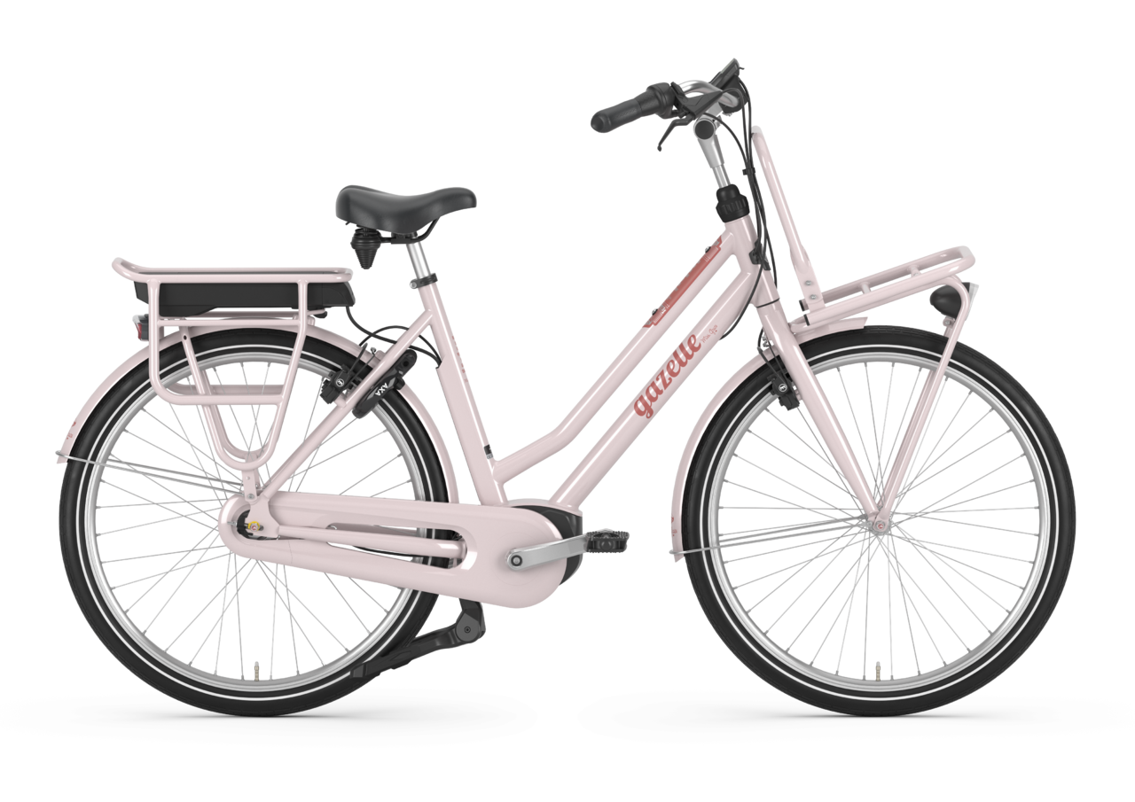 Gazelle Miss Grace C7+ HMB 500wh Dame 2022 - Lyserød