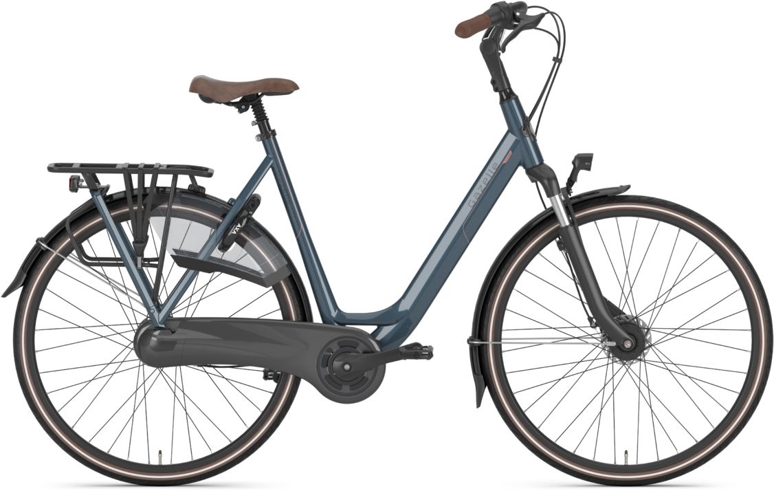 Gazelle ORANGE C7+ Dame 2024 - Blå