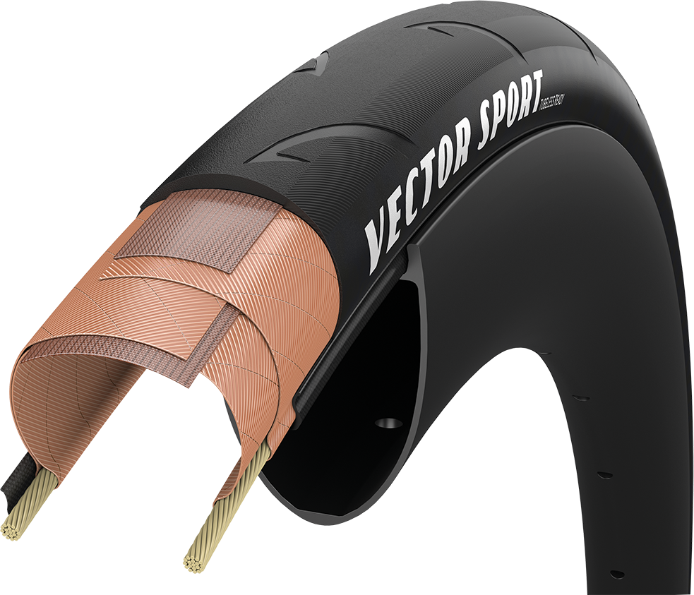 Goodyear Vector Sport 700x25/28/30/32 Tubeless Ready - Sort