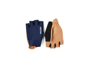 Hestra Spiro Short - Cykelhandsker - Navy/Tan - str. 7