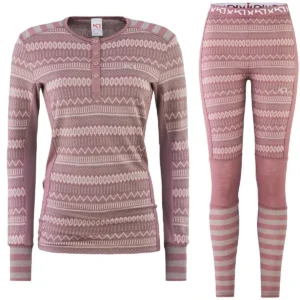 Kari Traa Åkle Merinould Skiundertøjssæt Dame