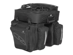 M-Wave Amsterdam Triple - Cykeltaske til bagagebærer - Toptaske + 2 sidetasker - Sort - St M-Wave Amsterdam Triple - Cykeltaske til bagagebærer - Toptaske + 2 sidetasker - Sort - St