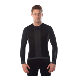 MegMeister - MEN Svedeundertrøje Lange Ærmer Sort - - Small/medium