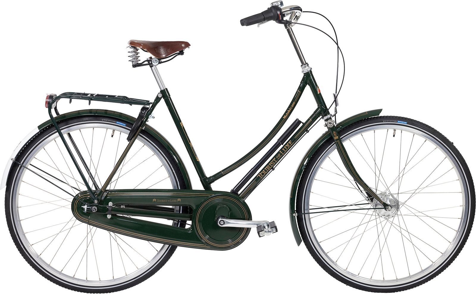Motobecane Tourist de Luxe Dame 7g 2026 - Mørkegrøn