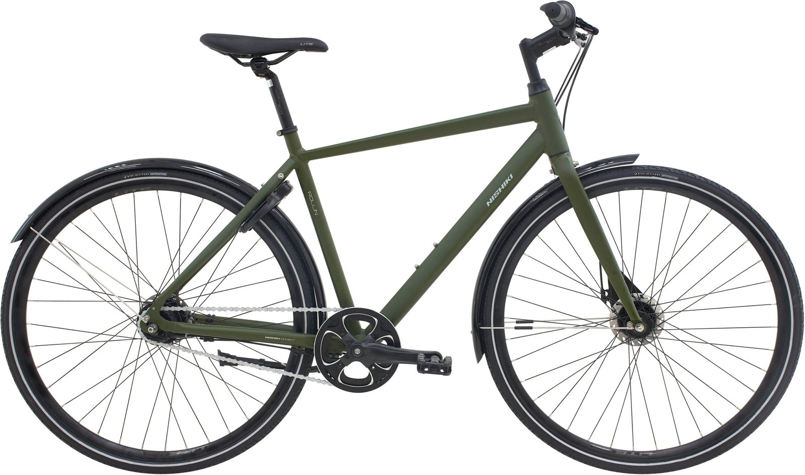 Nishiki Rollin Herre 7g 2026 - Mat Mørk Grøn