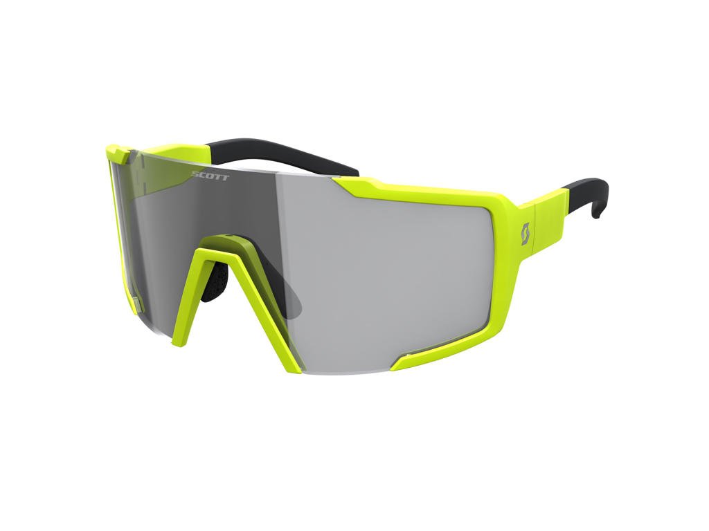 SCOTT Shield Cykelbriller Light Sensitive Gul