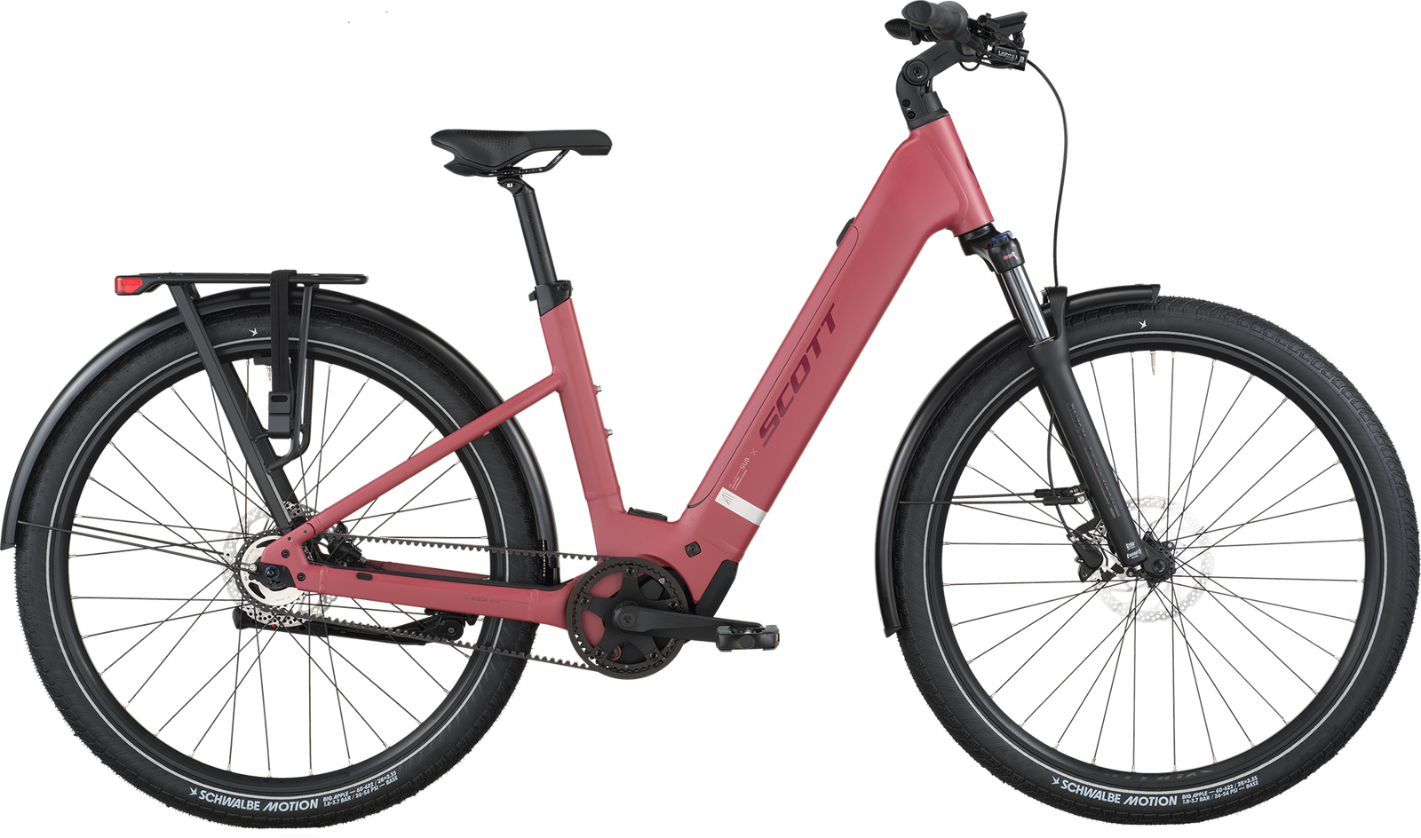 Scott Sub Tour eRIDE 10 Wave 2026 - Magenta Red