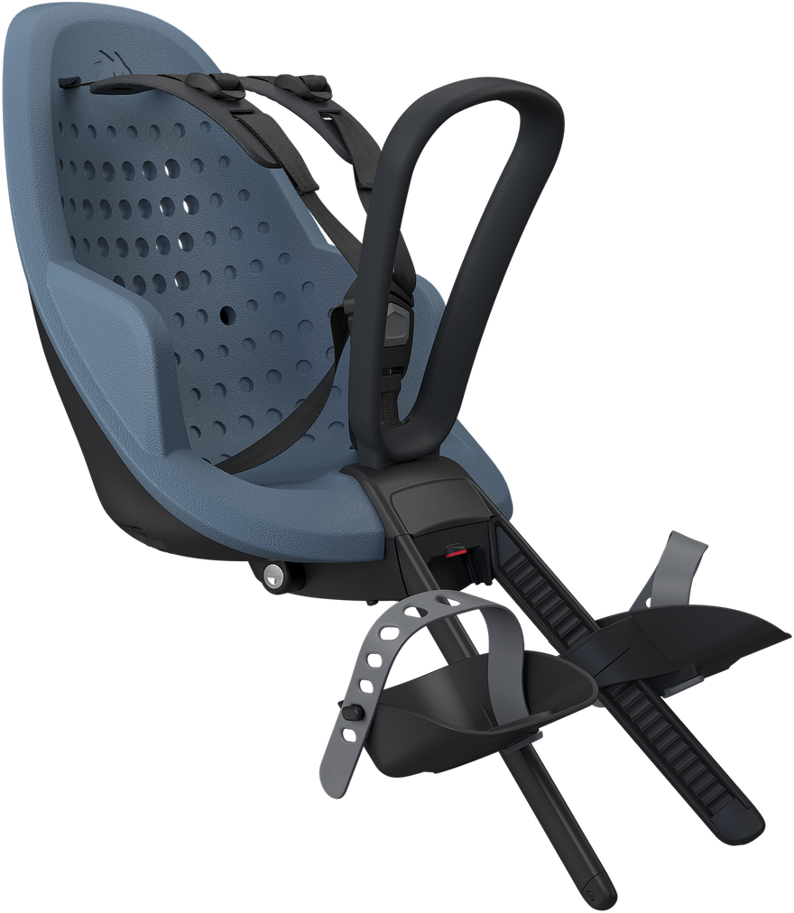 Thule Yepp 2 Mini Ahead barnestol til front montering 9 mdr til 3 år (op til 15 kg) - Aegean Blue