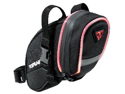 ToPeak AeroWedge iGlow sadeltaske - 0,5W LED small