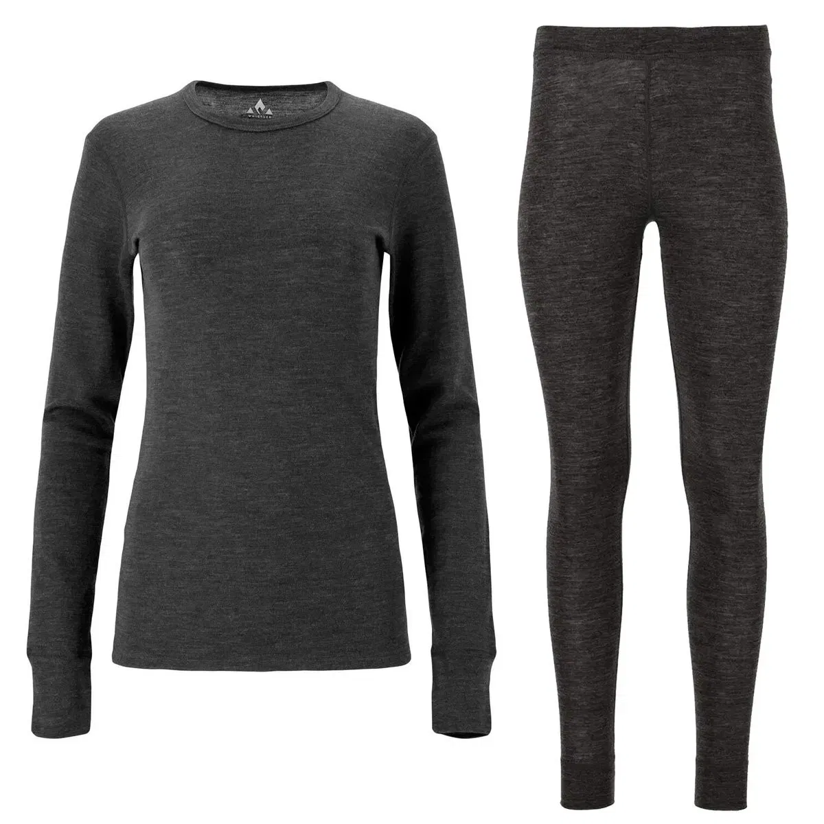 Whistler Cerro Merinould Skiundertøjssæt Dame, black