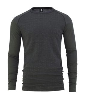 Bula Geo Merino Wool Crew Baselayer - Dolive - S