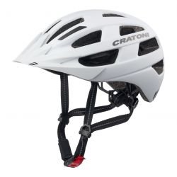 Cratoni Velo-x - White matt - Str. M-L (56-60 cm) - Cykelhjelm
