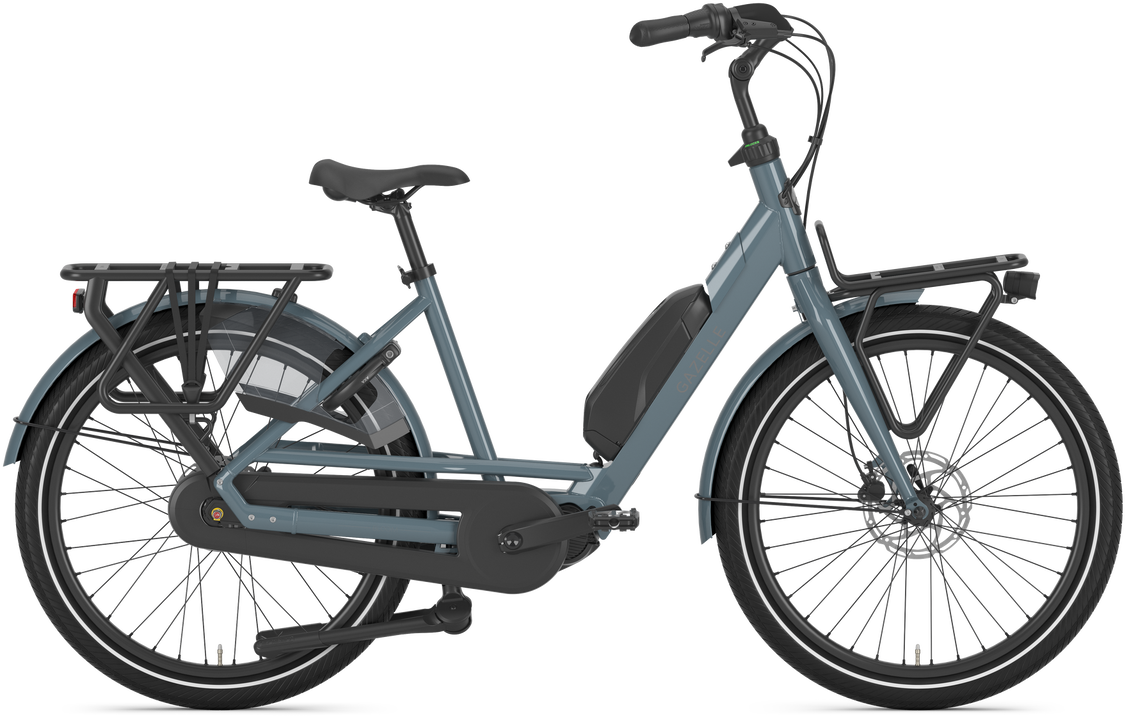 Gazelle Bloom C7 26" Dame 2026 - Thunder Grey Blank