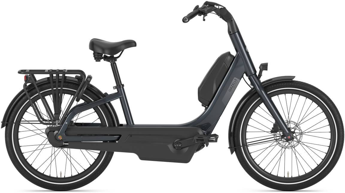 Gazelle Easyflow C8 Dame 2026 - Anthracite Grey Blank