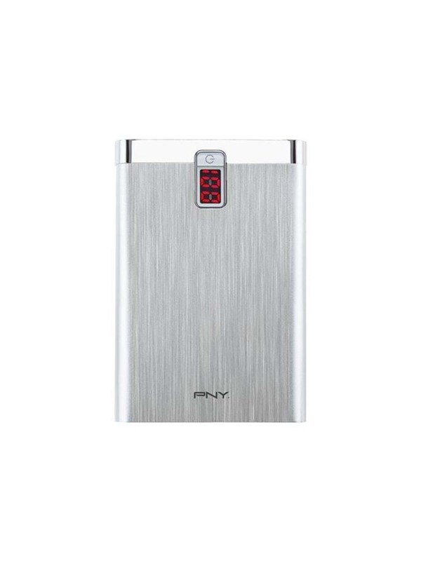 PNY PowerPack Digital 7800 - 7800mAh Powerbank - Sølv - 7.8 Wh