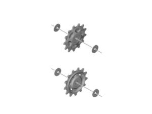 Shimano XT - Pulleyhjul sæt med 13 tænder til 11 gears bagskifter - RD-M8130 Shimano XT - Pulleyhjul sæt med 13 tænder til 11 gears bagskifter - RD-M8130
