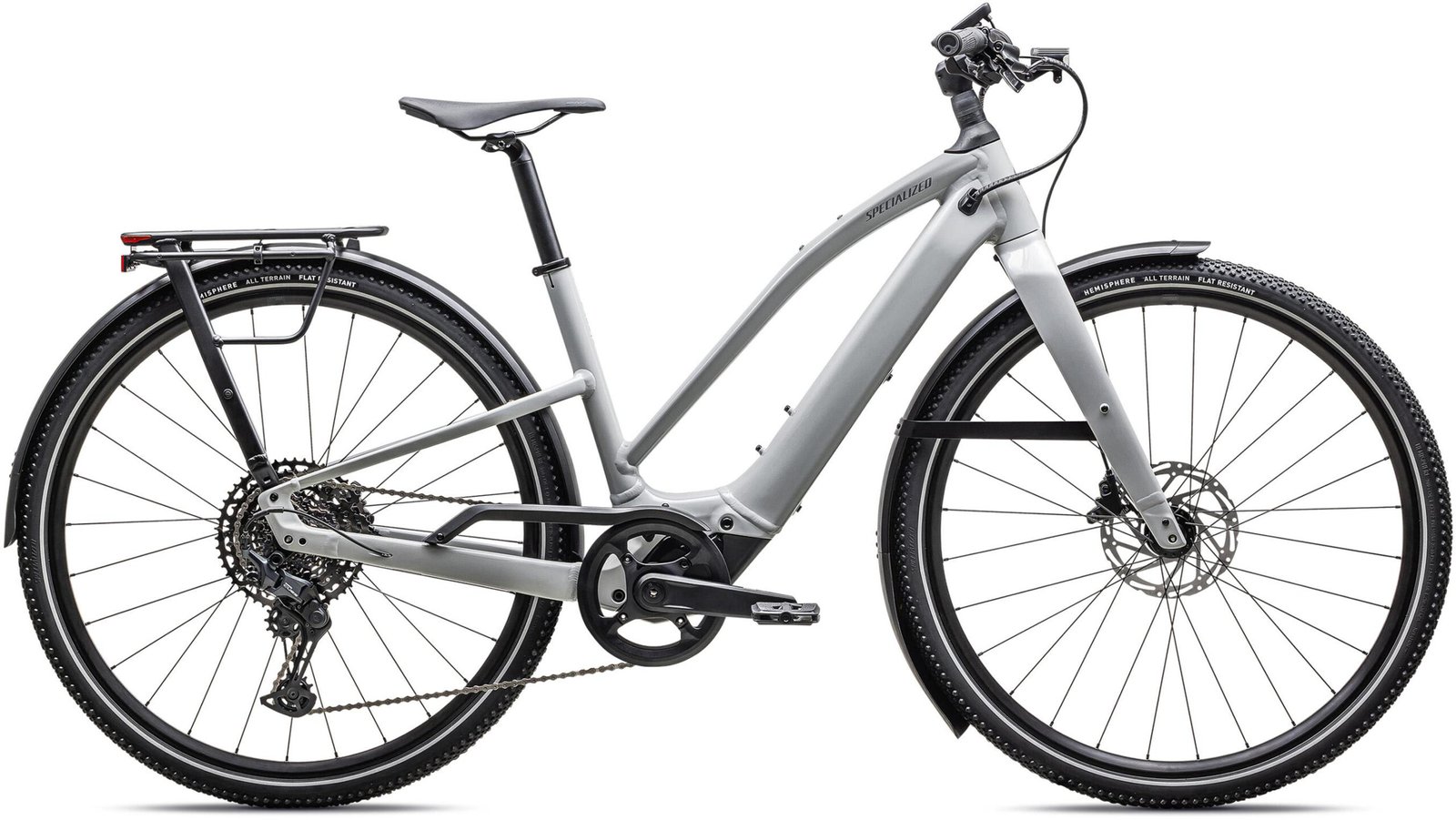 Specialized Turbo Vado SL 2 5.0 Step-Through 2026 - Gloss Dove Gray / Cool Grey Frost