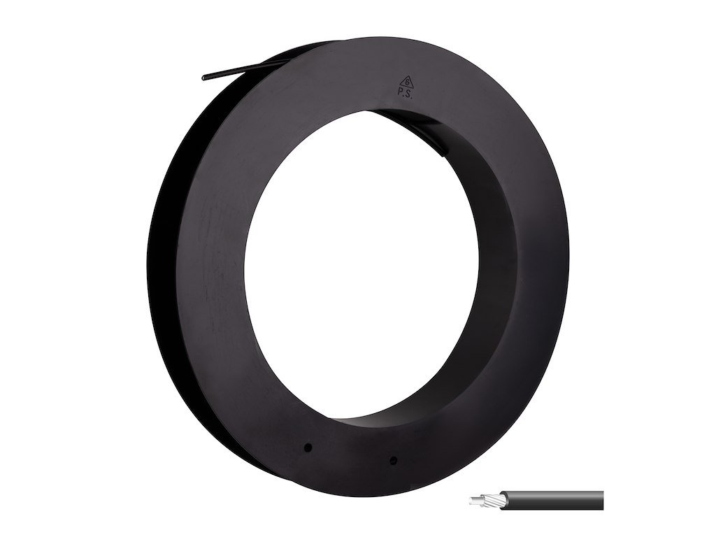 FORCE udvendig gearkabel 4 mm 50 meter rulle sort