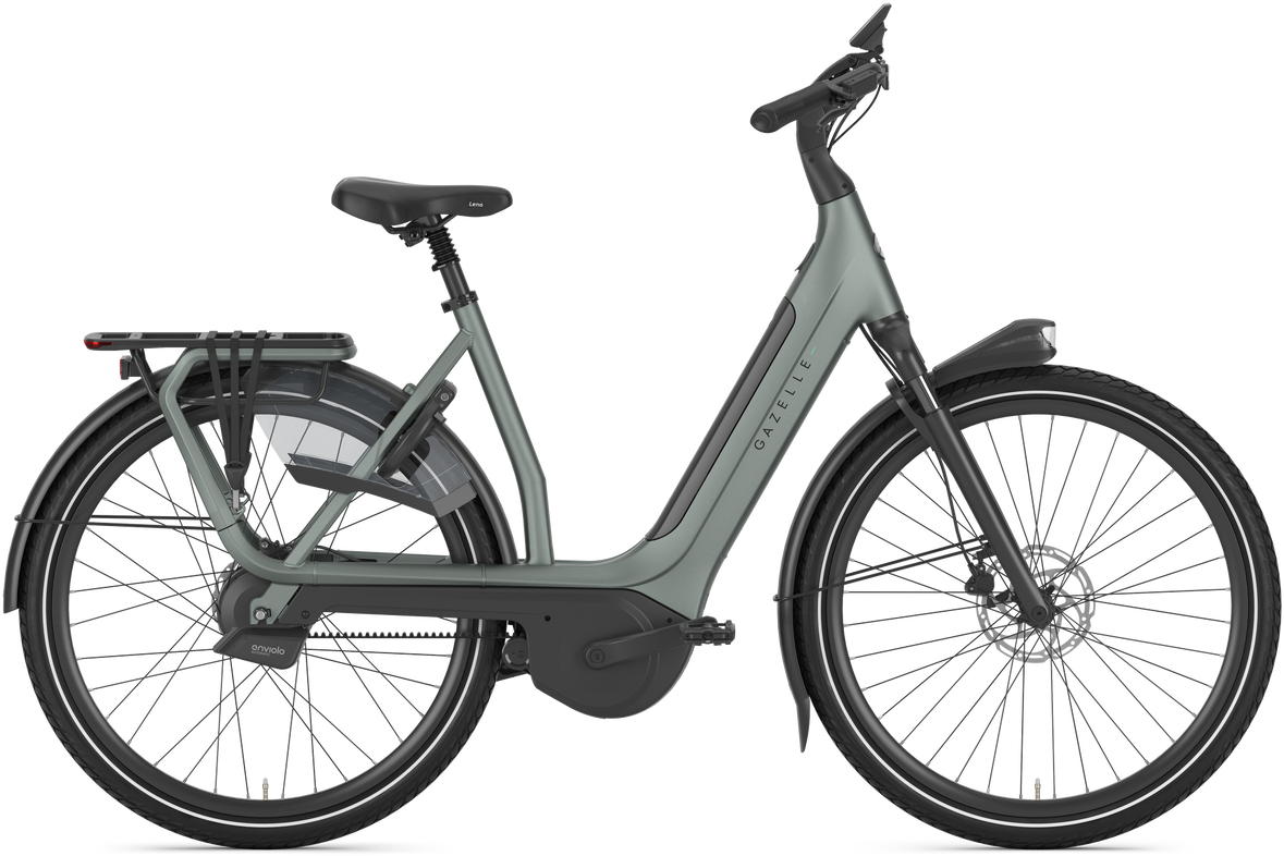 Gazelle Avignon C380+ Dame 2026 - Twilight Green Mat