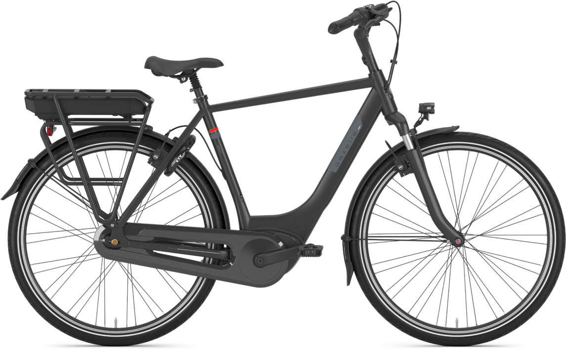 Gazelle Paris C7+ HMB Herre 7g - Sort