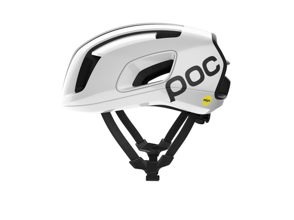 POC Cytal - Cykelhjelm - Hydrogen White/Uranium Black Matt w. Logo - Str. L/56-61cm