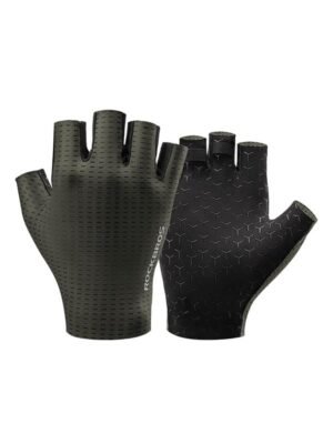 Rockbros Breathable Short Finger Cycling Gloves Size: XL - Green