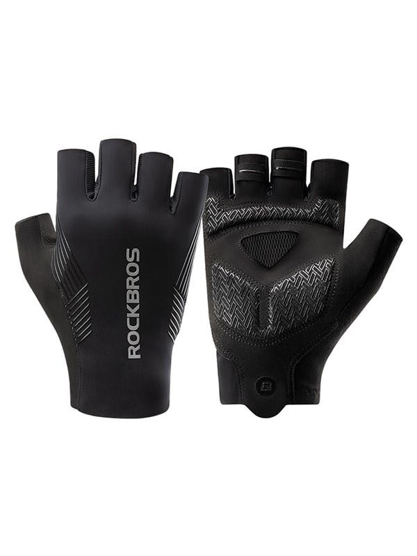 Rockbros cycling gloves spring/summer/autumn short fingers size: S - black