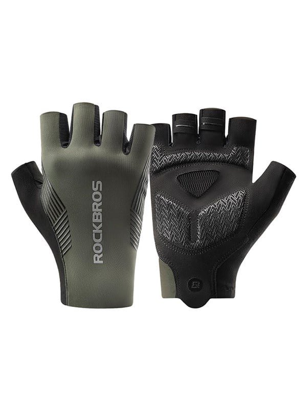 Rockbros cycling gloves spring/summer/autumn short fingers size: S - green