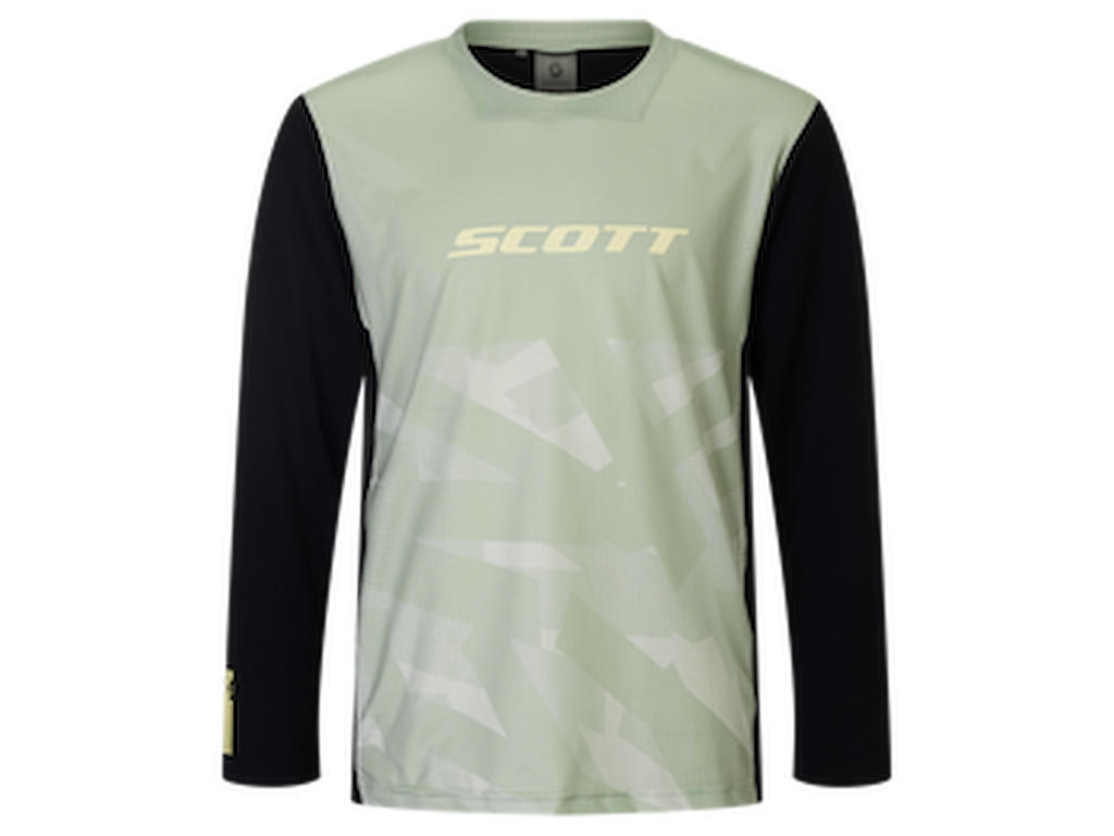 SCOTT Vertic Delta Jr Tee - Cykeltrøje - Lange ærmer - Børn/Junior - Grå - Str. S (128)