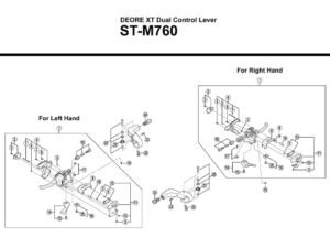 Shimano justerskrue for bremsekabel ST-M760