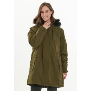 Whistler Nala Melange Parka Vinterjakke Dame, olive Whistler Nala Melange Parka Vinterjakke Dame, olive