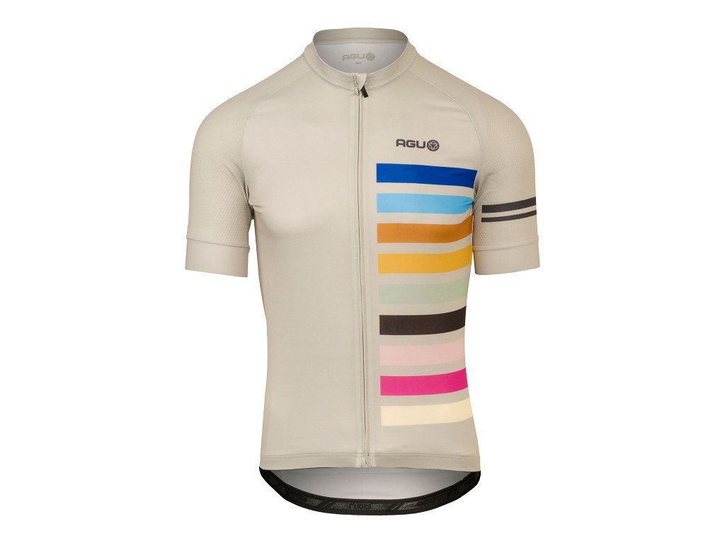 AGU Essential Rainbow Jersey - Cykeltrøje - Korte ærmer - Herre - Sustained Grey - Str. L