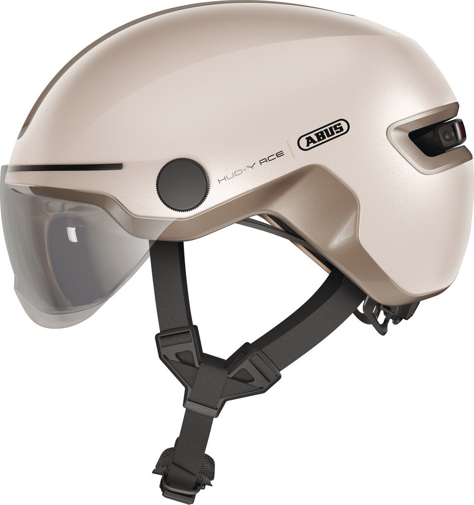 Abus Hud-Y ACE m. LED lys - Champagne Gold
