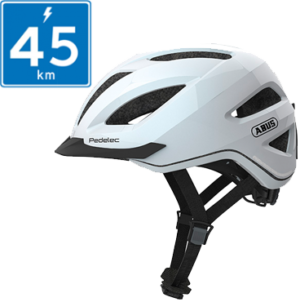 Abus Pedelec 1.1 Hjelm m. LED lys - Pearl White